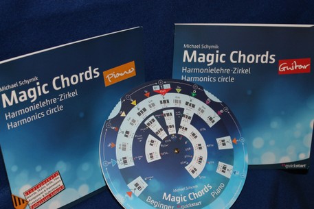 Die Magic Chords Harmonielehrezirkel für Gitarre und Piano