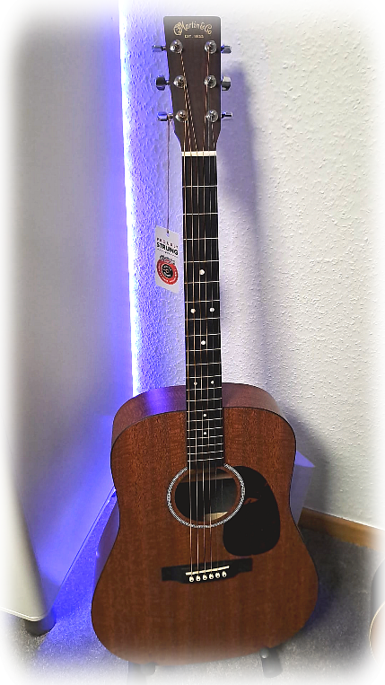 Bild von Anjas neuer Gitarre